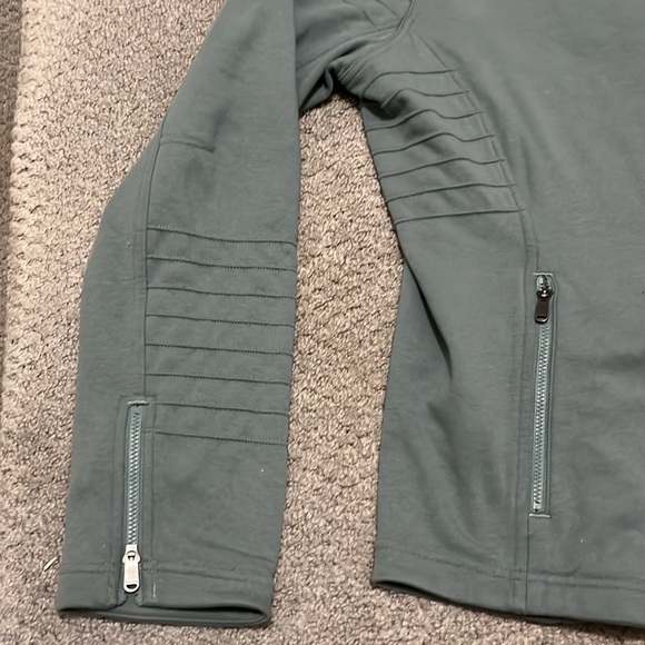 Athleta Moto Jacket In Sage Green XL - Picture 7 of 11